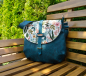 Preview: Taschenstoff Canvas Herb Garden natural (10 cm)